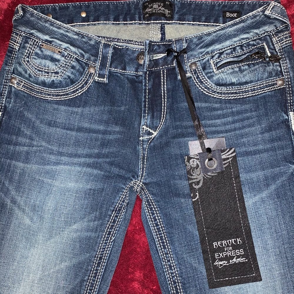 Express Rerock Boot Cut Jeans